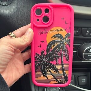 Pink Tropical Phone Case